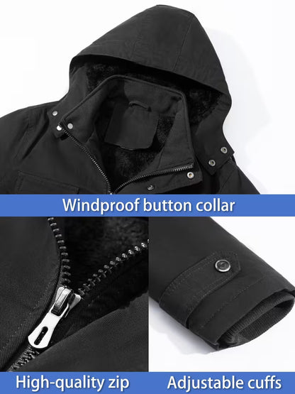 winterspell™ Folk Embroidered Jacket | Unisex Artisan Outerwear